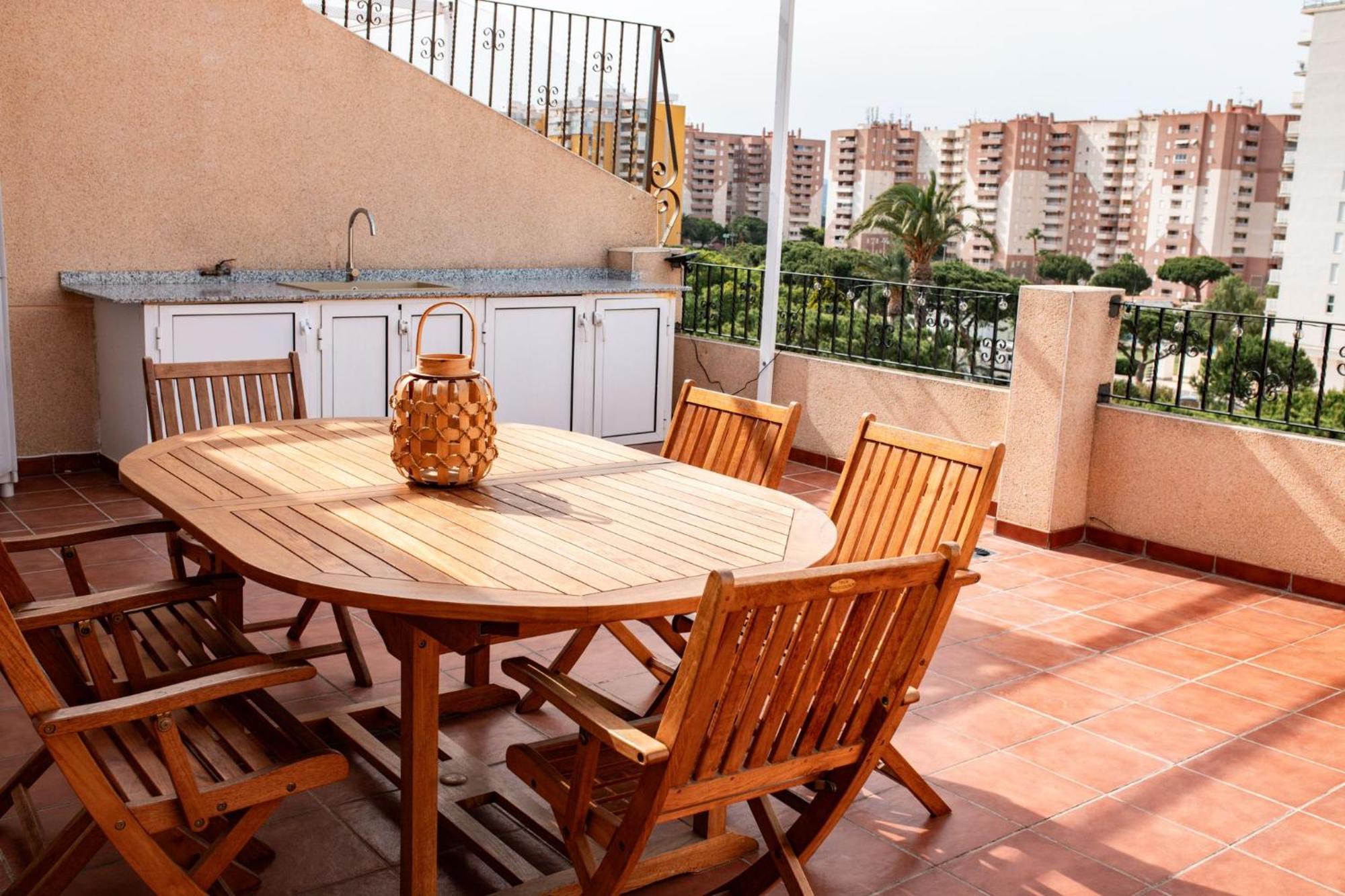 Perla De Mar - Atico Con Amplia Terraza 40M2, Piscina Y Parking En Playa Canet Canet d'En Berenguer Exterior photo