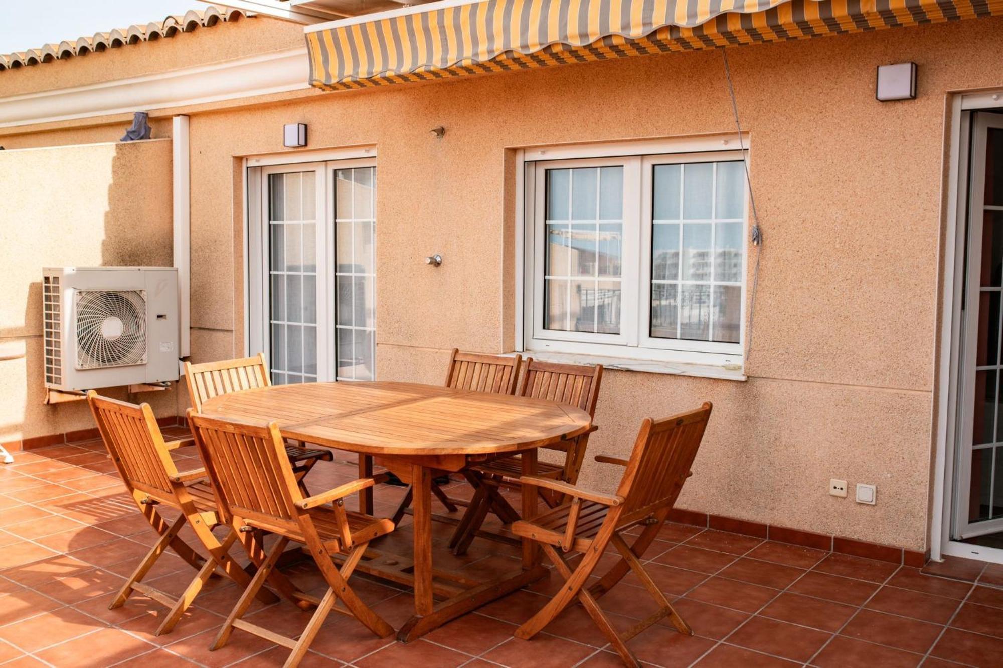 Perla De Mar - Atico Con Amplia Terraza 40M2, Piscina Y Parking En Playa Canet Canet d'En Berenguer Exterior photo